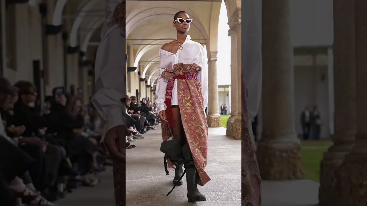 Stella Jean Spring 2026 Runway Milan Fashion Week #fashion #runway #milanfashionweek #fashionevent