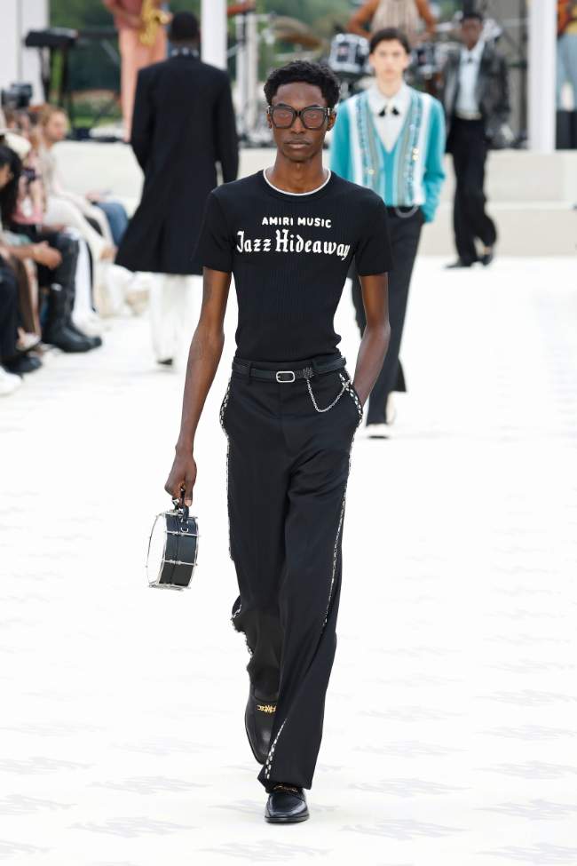 Amiri Spring 2025 Menswear Look 49; Photo: Nowfashion.com