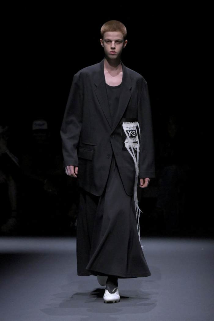 Y-3 Spring 2025 Menswear Look 3; Photo: NOWFASHION.com