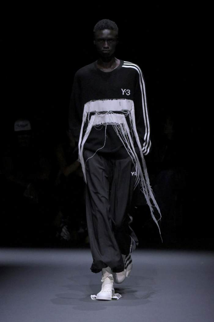 Y-3 Spring 2025 Menswear Look 7; Photo: NOWFASHION.com