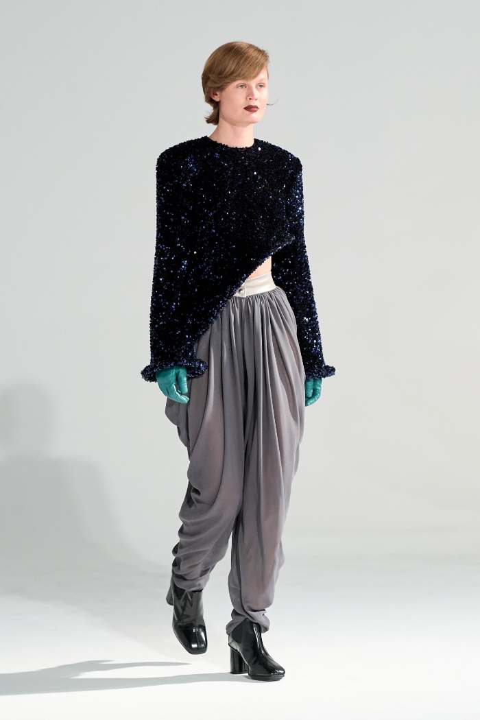 Nicklas Skovgaard Fall 2025 Look 6; Photo: James Cochrane for Copenhagen Fashion Week