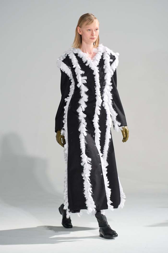 Nicklas Skovgaard Fall 2025 Look 8; Photo: James Cochrane for Copenhagen Fashion Week