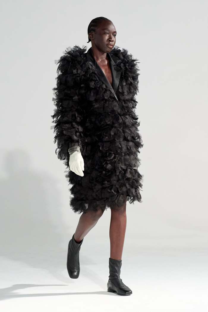 Nicklas Skovgaard Fall 2025 Look 14; Photo: James Cochrane for Copenhagen Fashion Week