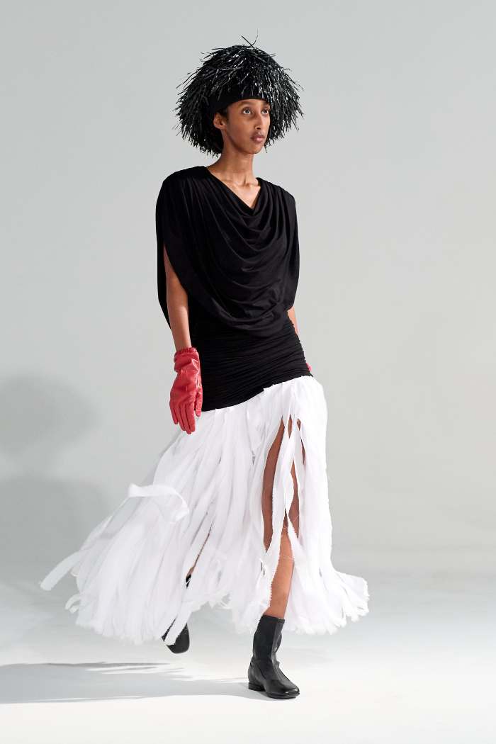 Nicklas Skovgaard Fall 2025 Look 15; Photo: James Cochrane for Copenhagen Fashion Week