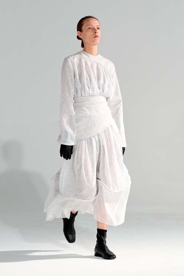 Nicklas Skovgaard Fall 2025 Look 22; Photo: James Cochrane for Copenhagen Fashion Week
