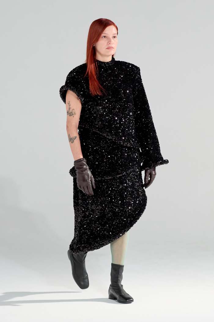 Nicklas Skovgaard Fall 2025 Look 29; Photo: James Cochrane for Copenhagen Fashion Week