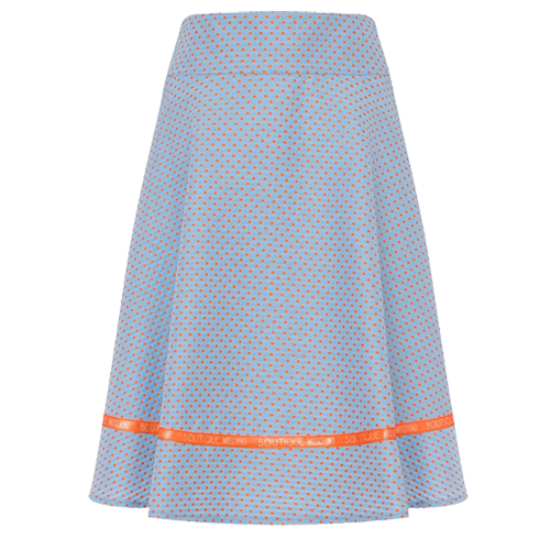 Boutique Moschino Small Polka Dot Circle Skirt