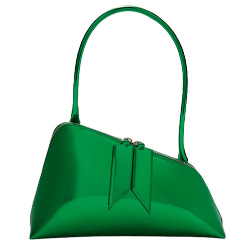 The Attico "Sunrise" Emerald Shoulder Bag 