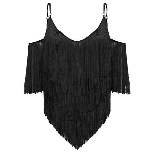 Pinko Top with Fine Fringing
