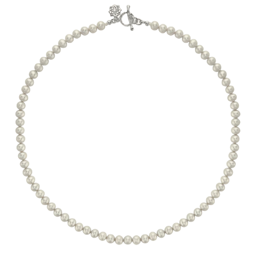 Dower and Hall Timeless White Freshwater Pearl Necklace