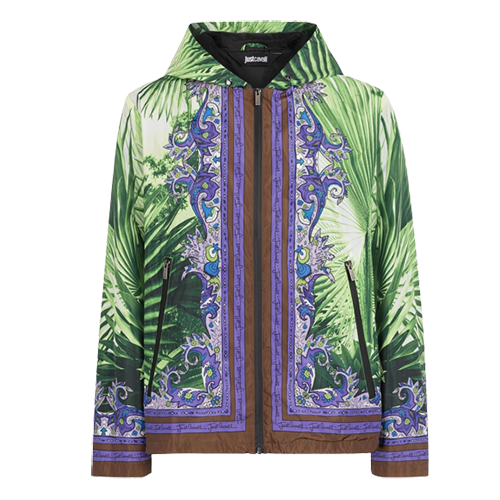 Just Cavalli Palm Print Jacket