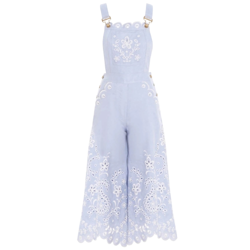 Zimmermann Clover Embroidered Overall