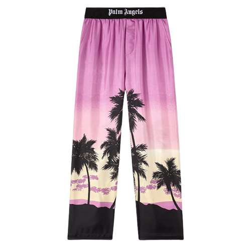 Palm Angels Pink Sunset Pajams Pants