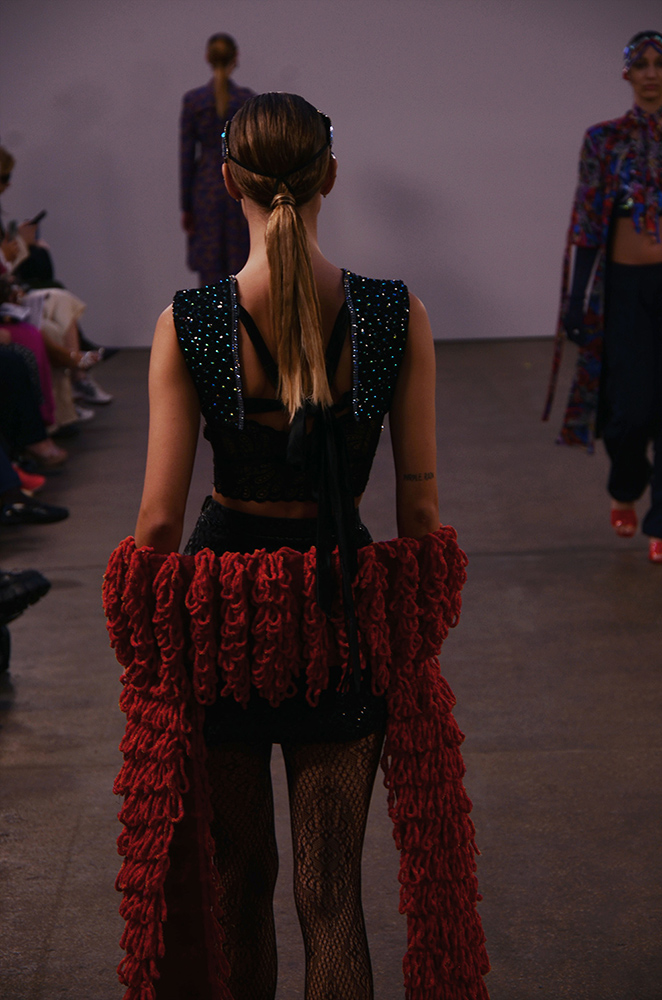 Felix Bendish collection at the “Future Collective” show at Fashion Scout, London Fashion, February 2023