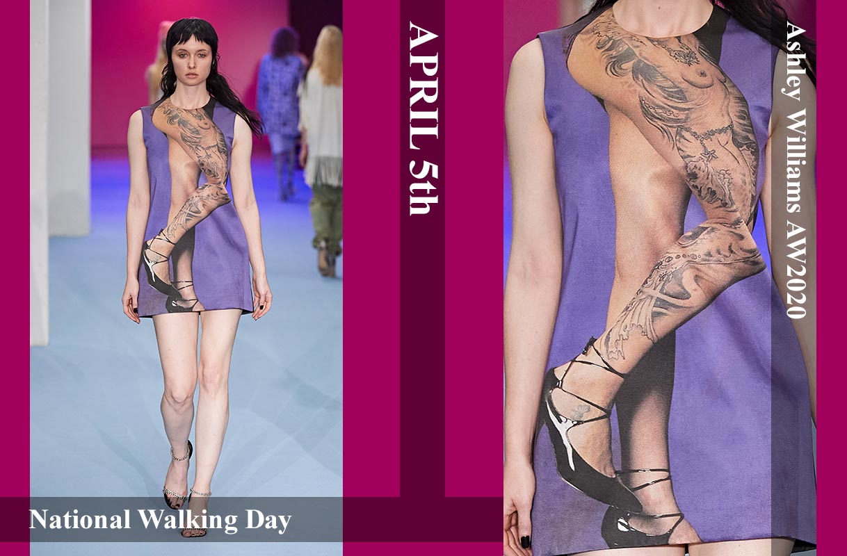 5th April: National Walking Day - Ashley Williams AW2020