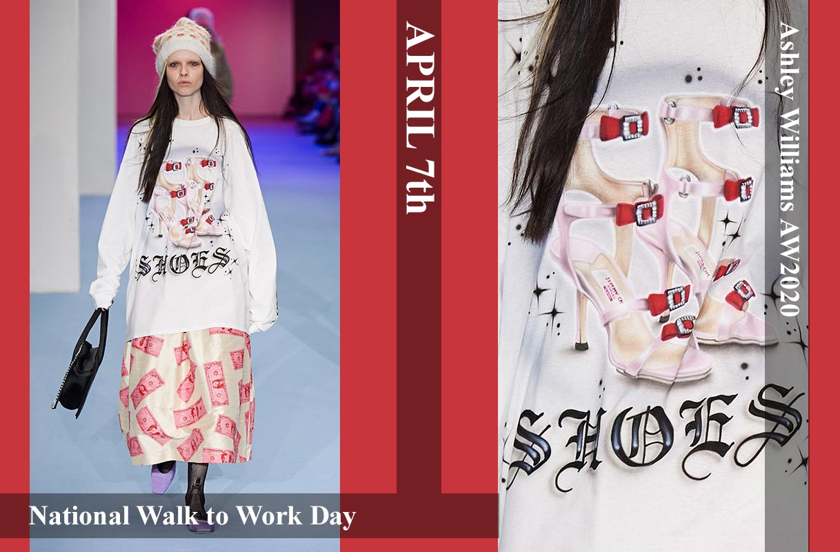April 7th: National Walk to Work Day - Ashley Williams AW2020