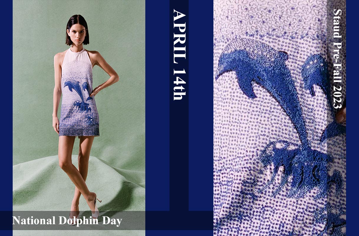 14th April: National Dolphin Day - Staud Pre-Fall 2023