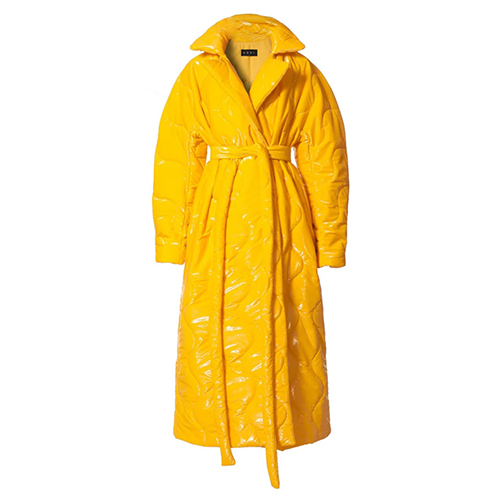 Aggi Harlow Super Yellow Quilted Coat
