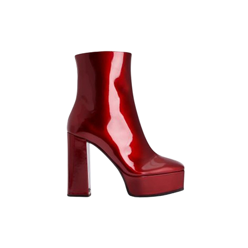 Giuseppe Zanotti Red Patent Leather Boots