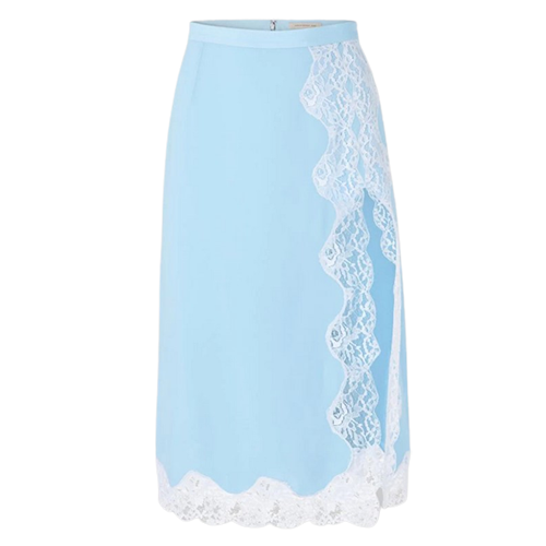 Christopher Kane Femur Lace-Trim Skirt