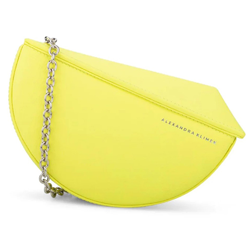 Alexandra Klimek The Spin Bag in Neon Yellow