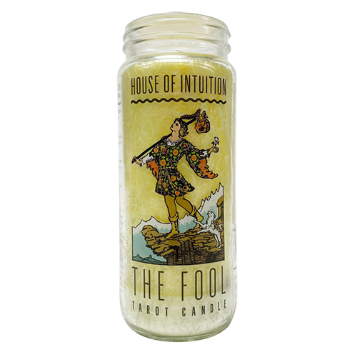 House of Intuition The Fool Major Arcana Candle