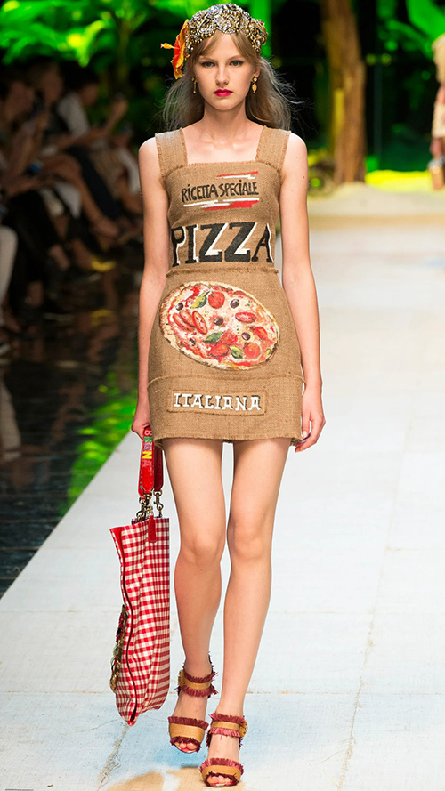 19th May: National Pizza Party Day (Dolce & Gabbana SS2017)
