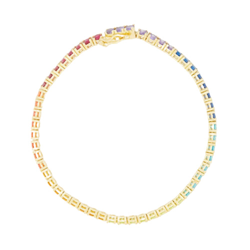 Carat Rainbow Tennis Bracelet