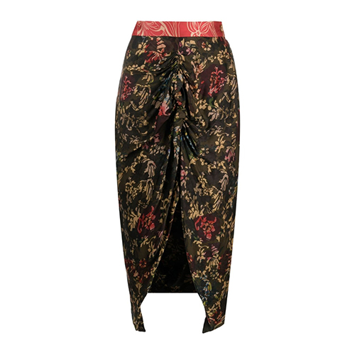 Vivienne Westwood Floral Print Draped Skirt