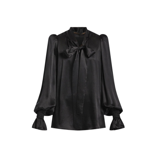The Vampire's Wife The Mythical Blouse in Silk Satin