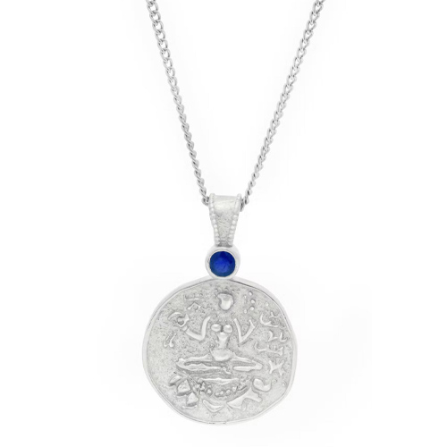 Loft & Daughter Lakshmi Recycled Sterling Silver Coin Pendant