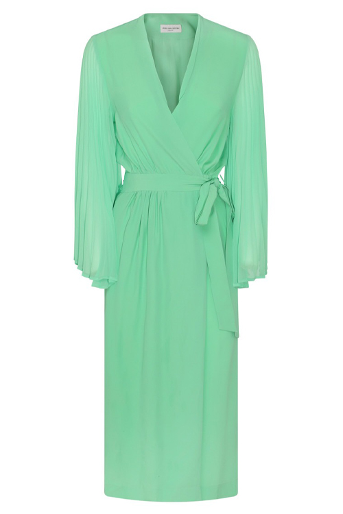 Dries Van Noten - Silk Blend Dress in Light Green
