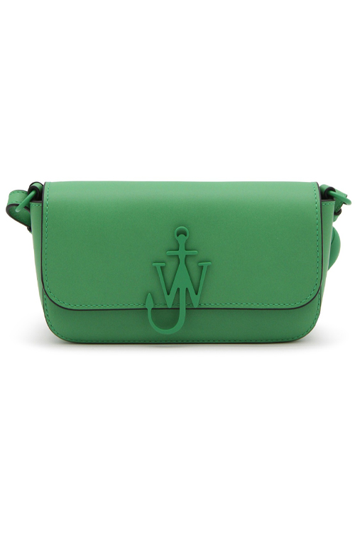 JW Anderson - Anchor Chain Shoulder Bag in Green Leather