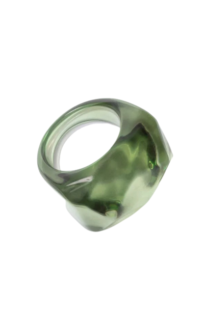 Rachel Comey - Prism Ring in Clear Green