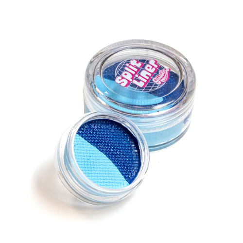Glisten Cosmetics - Vegan Split Eyeliner in Slushie (UV Blue)
