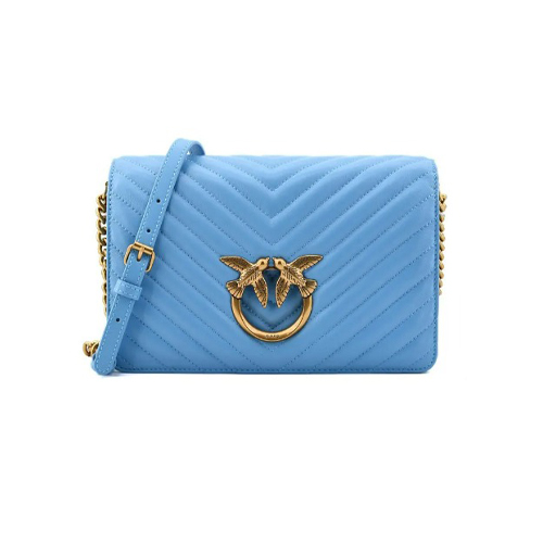 Pinko - Love Click Crossbody Bag in Cielo Azzurro Blue