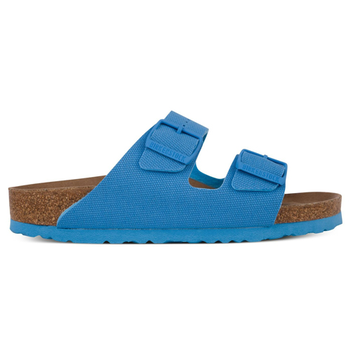 Birkenstock - Arizona Rivet Logo Sandals in Blue
