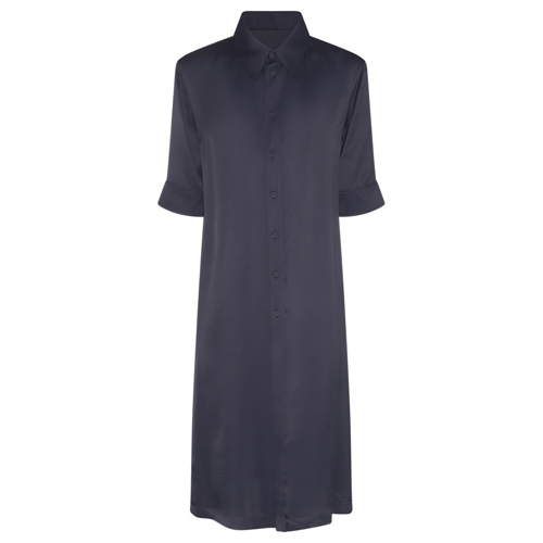 Jil Sander - Viscose Shirt Dress in Navy