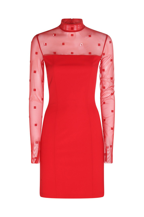 Givenchy - Viscose Dress in Red