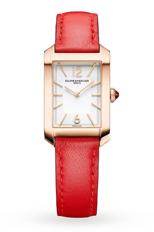 Baume & Mercier - Hampton Ladies Red Watch 35 x 22mm