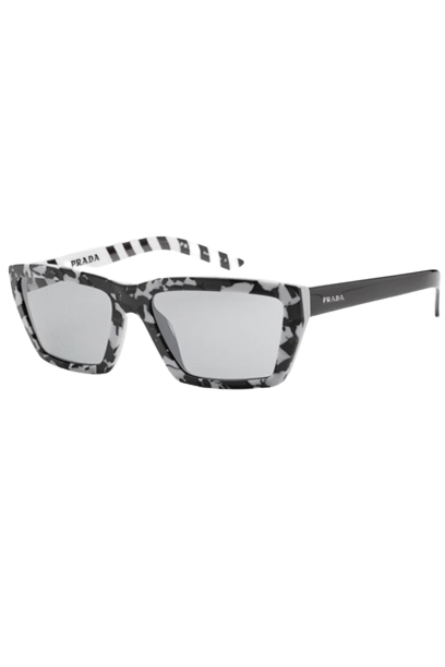 Prada Women's Fashion 57mm Black Camouflage Sunglasses