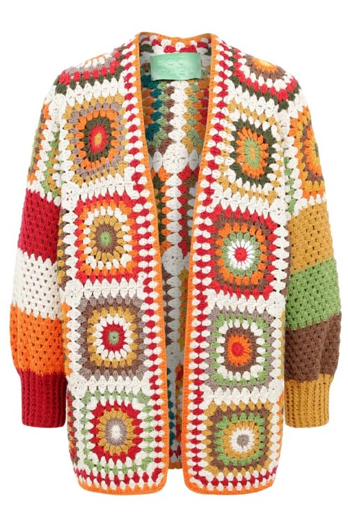 Boo Pala Hand-Made Nia Crocheted Cardigan