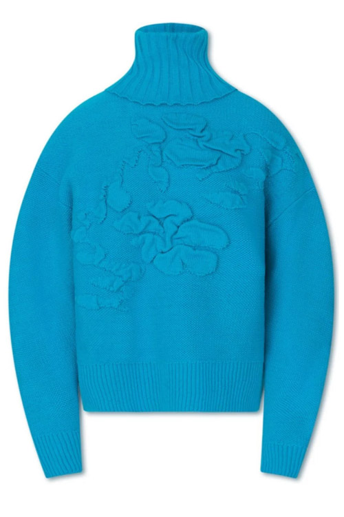 DAIGE Xenon Knit Sweater in Aqua