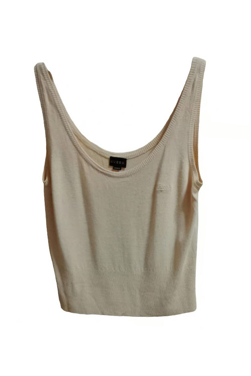 Preowned GUESS Camisole in Beige Viscose Size S