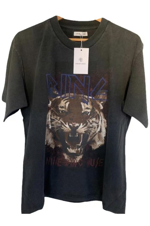 Preowned BNWT Anine Bing Tiger T-Shirt Size M