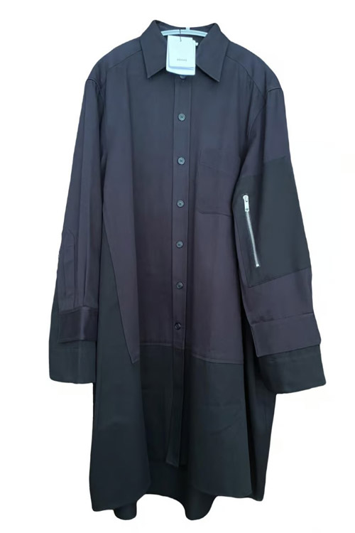 Preowned Celine Black Cotton Trenchcoat Size FR38