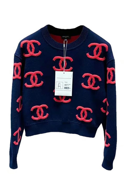 Preowned Chanel Cashmere Sweater Size FR34
