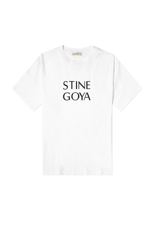 Stine Goya Margila T-Shirt Daytime Logo in White