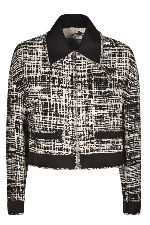 Prada Tweed Cropped Jacket