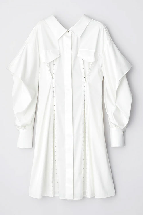 ADEAM White Tokyo Shirt Dress